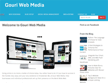 Tablet Screenshot of gouriwebmedia.com